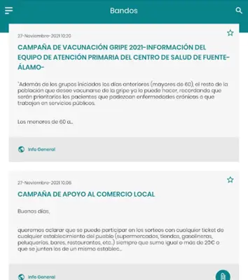 Fuente Álamo Informa android App screenshot 2